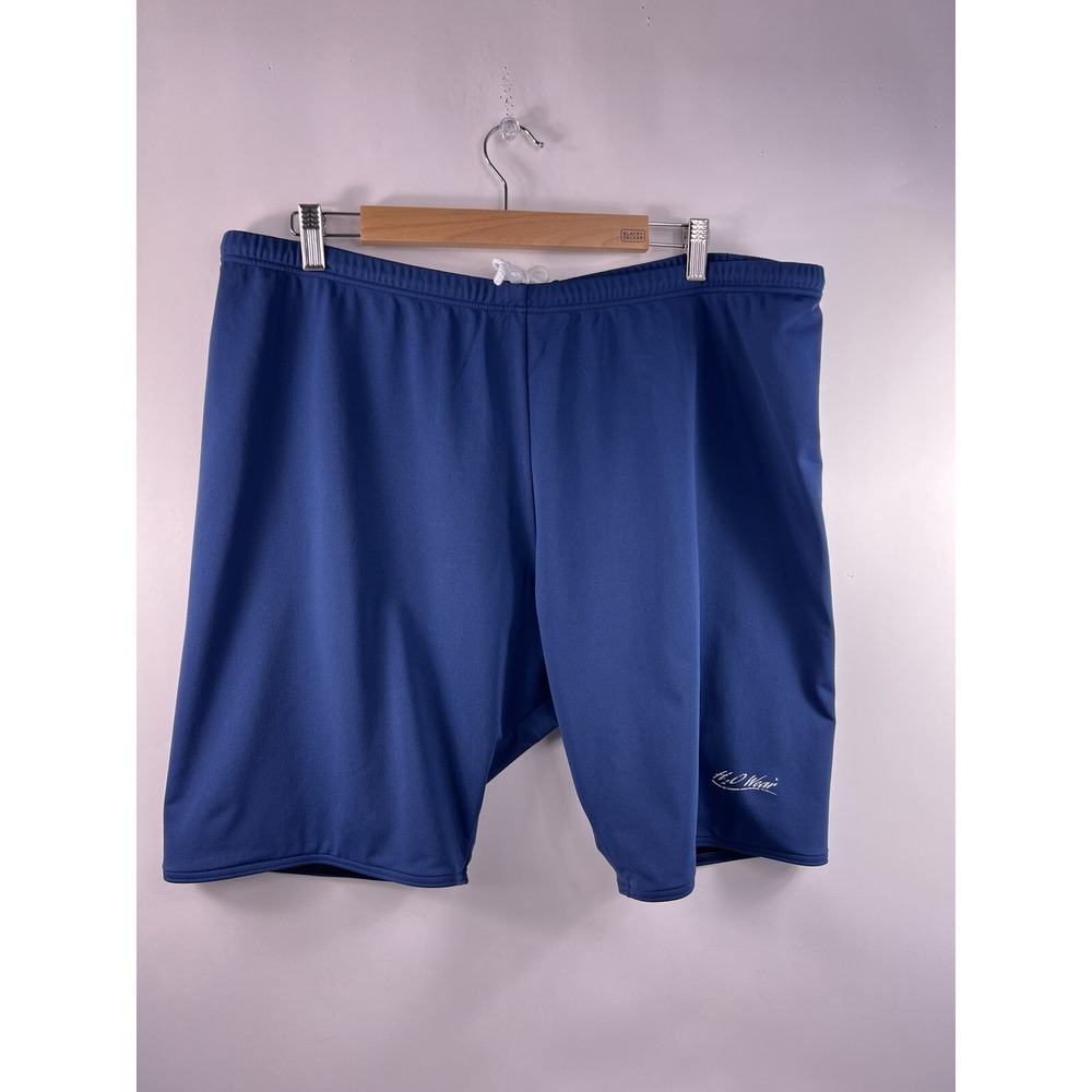 H2O Wear Board Shorts Swimsuit Men's Sz XXXL Blue Drawstring Lined‎